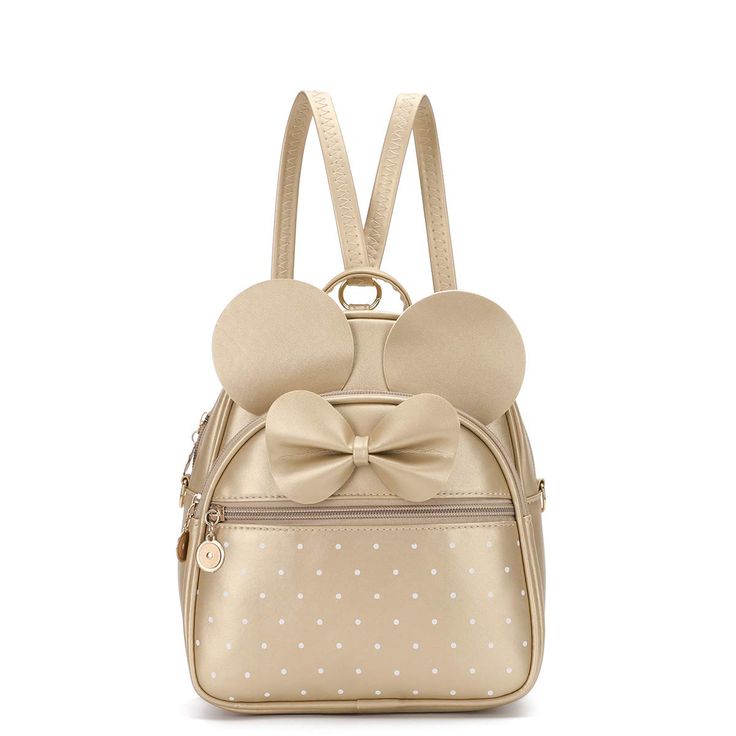 PRICES MAY VARY. Bowknot Mini Backpack: High Quality PU Leather. Lining fabric: polyester Dimenson(L*W*H)]:8.2 inch x 4.1 inchx 9.6 inch. This backpack will not fit 9.7'' Ipad, only for 7.9'' Ipad Mini Structure: Zipper Closure, with adjustable shoulder straps. Multi Pockets: 1 main compartment, 2 front Zip pocket Capacity: This cute mini backpack both for girls and women, used for daily, shopping, day trips and short travel. It can hold your wallets, keys, cell phones, makeups and other small a Fuchsia Shoes, Cute Mini Backpacks, Mini Backpack Purse, Mini Mochila, Leather Backpack Purse, Purse For Women, Shopping Day, Day Bag, Girl Backpacks