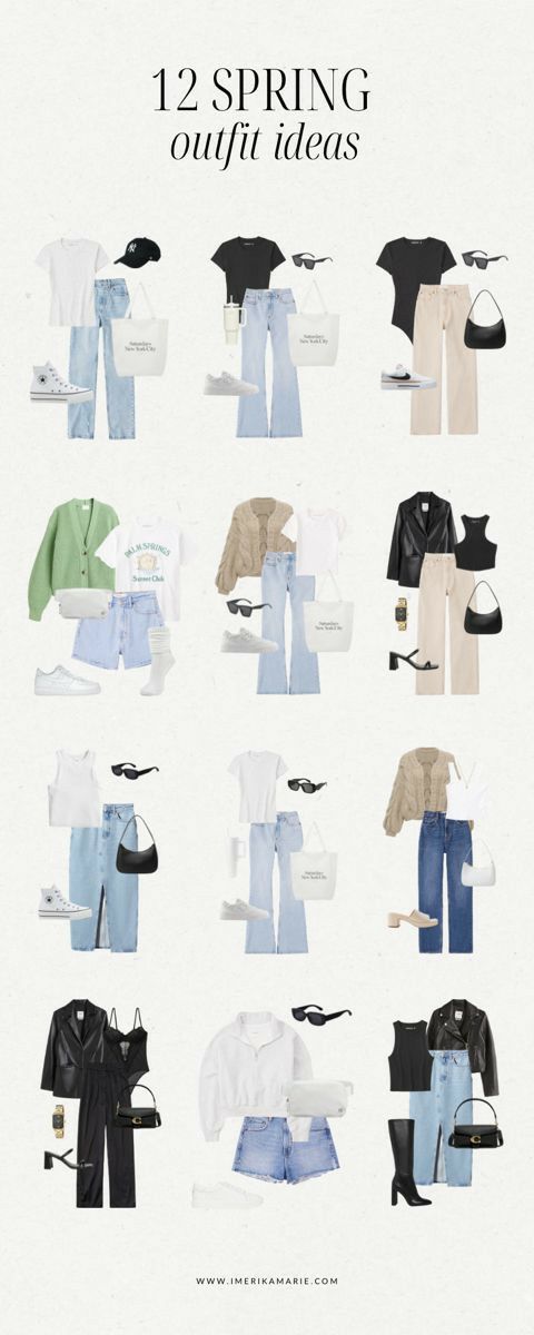 Outfit Ideas For Spring 2024, Ootd For School Casual, Spring Ootd 2024, Trendy Outfits Spring 2024, Trendy Outfits 2024 Spring, Clean Girl Spring Outfits, Toronto Outfits Spring, Spring 2024 Outfits Trends, Everyday Spring Outfits 2024