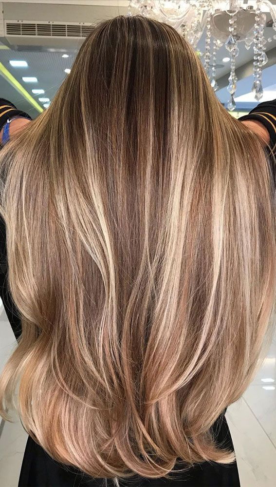 Light Brown Low Lights Blondes, Highlighted Blonde Hair With Low Lights, Low Balayage Brunettes, Long Dark Blonde Hair With Highlights, Low Lights Hair Blond, Blond Highlight, Highlights Brown Hair Balayage, Dyeing Hair, Western Hair