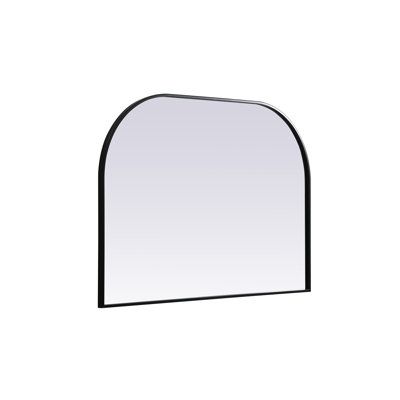 an arched mirror is shown against a white background