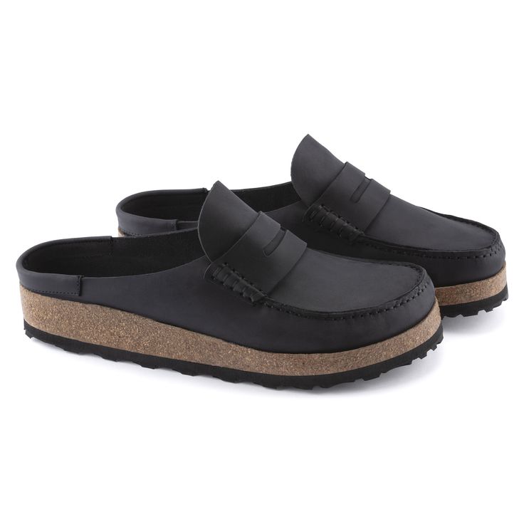 Classic Slip-on Clogs With Leather Sole, Classic Slip-on Clogs With Textured Sole, Classic Mules With Stitched Sole And Plain Toe, Casual Leather Clogs With Textured Sole, Leather Footbed Slip-on Clogs, Classic Slip-on Clogs With Rubber Sole, Slip-on Clogs With Rubber Sole And Plain Toe, Workwear Slip-on Clogs With Removable Insole, Leather Clogs With Stitched Sole And Closed Toe