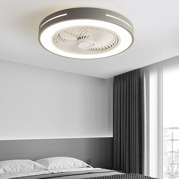 Inverter Bladeless Ceiling Fans Light Intelligent Ceiling Fan Lamp with Remote Control Wind-guiding - Dazuma Wooden Ceiling Fans, Geometric Moon, Bladeless Ceiling Fan, Wood Ceiling Fans, White Fan, Led Bleu, Light Feature, Chandelier Fan, Flush Mount Ceiling Fan