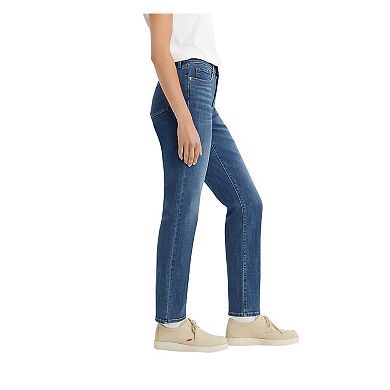 Women's Levi's® Classic Straight-Leg Jeans Levi's Straight Leg Jeans With Five Pockets, Affordable Levi's Straight Leg Jeans, Levi's Stretch Cotton Jeans, Levi's Straight Fit Rigid Denim Bottoms, Comfort Stretch Pull-on Straight Leg Jeans, Levis Jeans, Everyday Wardrobe, Bottom Clothes, Jeans Size