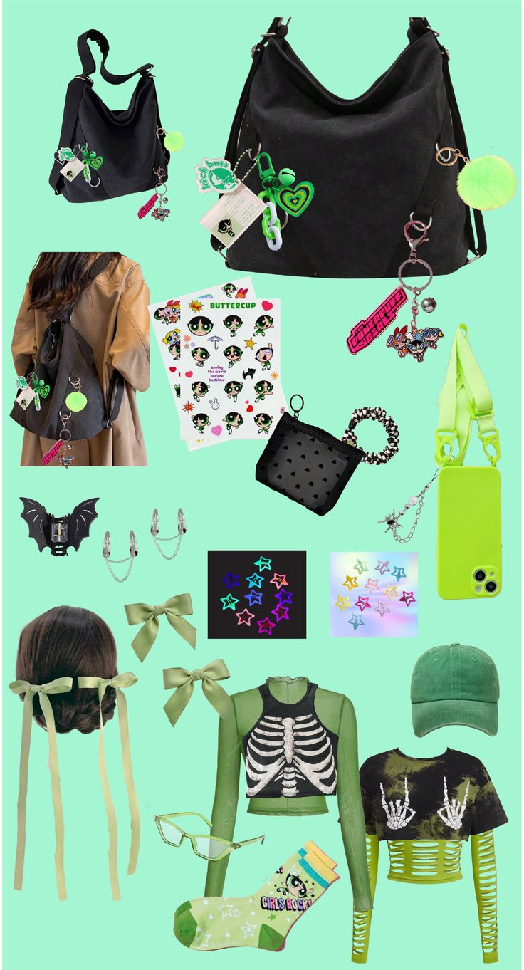 buttercup powerpuffgirls costume 2023 ideas alternative spooky shein amazon green bag keychain accessories halloween tattoos phone case Cedar Point Outfit, Buttercup Costume, Rowdyruff Boys, Cedar Point, Other Outfits, Powerpuff Girls, To Look, This Year, That Look