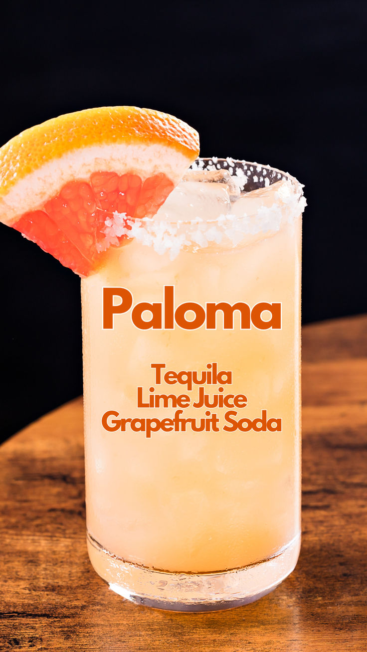 Paloma Paloma Cocktail Tequila Grapefruit Soda, Paloma Cocktail Tequila Fresca, Tequila Soda Lime, Grapefruit Soda Cocktail, Low Cal Tequila Drinks, Cooking With Tequila, Tequila Paloma Recipe, Paloma Recipe Tequila, Paloma Cocktail Tequila Recipe