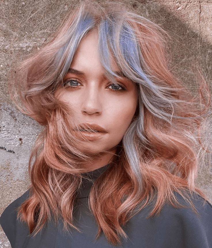 Color Block Hair, Modern Shag Haircut, Money Piece, Haircuts For Wavy Hair, Shag Hairstyles, Shag Haircut, Penteado Cabelo Curto, Medium Hair Cuts, Hair Envy