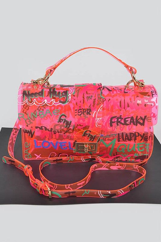 Pink Graffiti, Bag Obsession, Art Bag, Luxury Purses, Hanging Bag, Pocket Book, Cute Bags, Bags Designer Fashion, Handle Bag