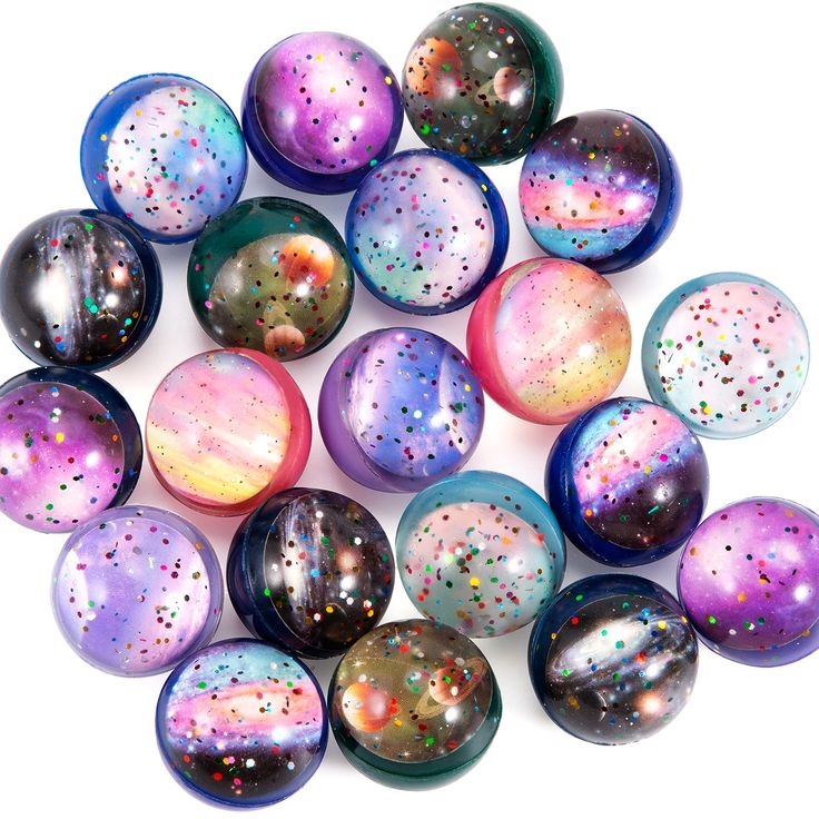 PRICES MAY VARY. Package Included: 20PCS 32mm starlight galaxy design bouncy balls for galaxy party favors Material: The bouncy balls for kids are made of rubber, non-toxic and environmentally safe materials, safe funny toys for kids and cats Space Theme Designed: Our 20pcs space bouncy balls set contains 8 styles, each style is random 2-3 pieces, very suitable for space-themed parties and gift bag filling Features: Bouncy balls bulk is lightweight, bright colour, good elasticity. New bounce bal Unique Teen Gifts, Space Party Favors, Bulk Party Favors, Kids Party Favors, Party Bags Kids, Egg Toys, Bouncy Ball, Bouncy Balls, Party Favors For Kids Birthday