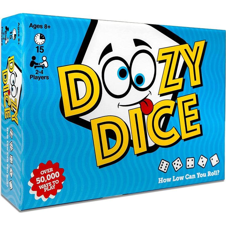 the game dozy dice is in its box