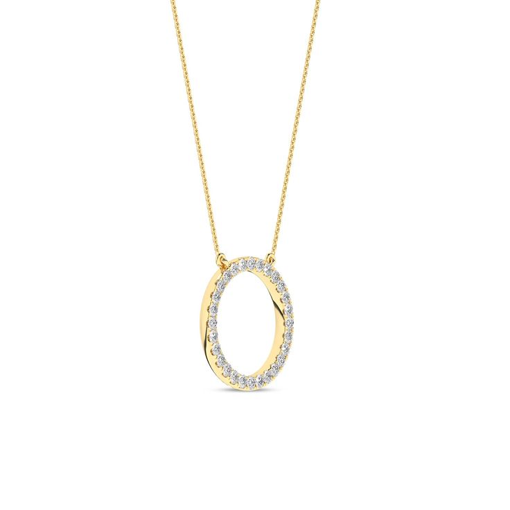 The Circular Silhouette Necklace is a testament to timeless style. It has a diamond-studded circular pendant that captures the essence of enduring love. This piece transforms any ensemble into a captivating look. It’s more than just a necklace; it’s a circle of endless possibilities. Timeless Necklace With Diamond Accents In Round Pendant, Timeless Round Pendant Necklace With Diamond Accents, Yellow Gold Oval Necklace With Brilliant Cut, Oval Yellow Gold Necklace With Brilliant Cut, Gold Diamond Necklace With Brilliant Cut Oval Pendant, Timeless Necklaces With Halo Design And Round Pendant, Timeless Round Pendant Necklaces With Halo Design, White Gold Diamond Necklace With Oval Pendant, Gold Halo Design Fine Jewelry Necklace