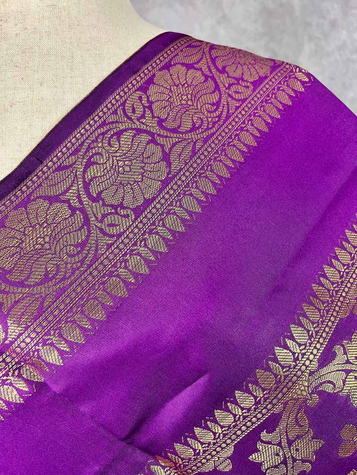 Gorgeous Purple Soft Banarasi Dupatta. Dupatta is Soft and will add beauty to any Outfit. Makes a Perfect Gift! Item: DupattaColor : PurpleFabric : Banarasi Silk (Not Pure Silk)Work : Zari Weaved with tassels Length of the Dupatta : 88 inches approx.Width of the dupatta : 34 inches (Approx.)Store Policies- No return or exchange will be accepted for color variations.- No return or exchange will be accepted if the color does not match your other clothing or your partners or anyone else.- Since thi Benarasi Dupatta, Designer Dupatta, Purple Soft, Nehru Jackets, Readymade Blouse, Whatsapp Message, Purple Fabric, Indian Wear, Pure Silk