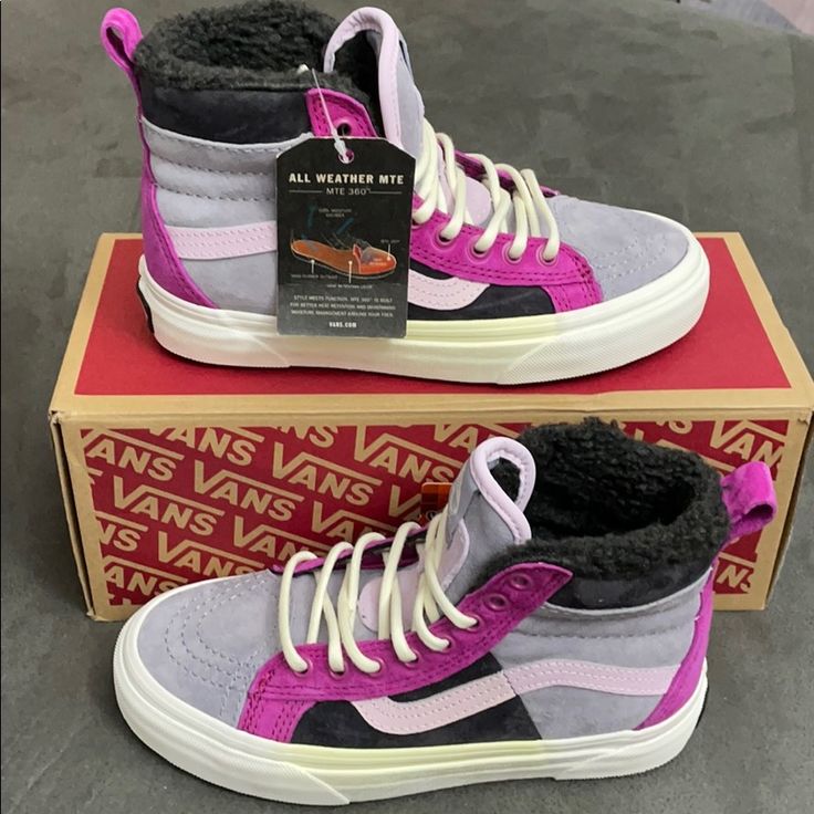 Vans Shoes For Women New With Box, No Lid Vans Sk8-Hi 46 Mte Dx Check Out My Store. I Got Vans, Nike, Michael Kors, Converse And Adidas Vans Botita, Leopard Print Vans, Vans Sk8 Low, Vans Slip On Shoes, Vans Yellow, Platform Vans, Plaid Shoes, Grey Vans, Slipon Shoes