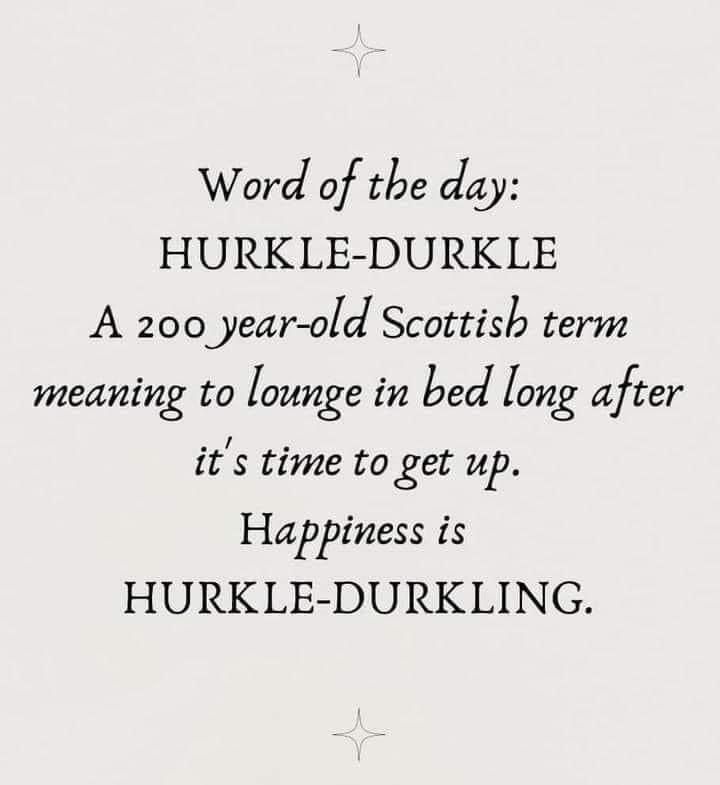 a poem written in black ink on white paper with the words word of the day hurle - durkle