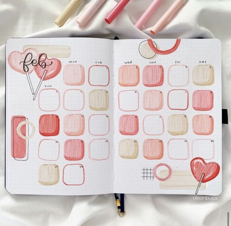 Journal Ideas Aesthetic February, February Book Journal Spread, Feb Journal Ideas, Bulett Journal Page Ideas February, February Bujo Ideas, Valentines Journal Ideas, February Bulletin Journal Ideas, Bulett Journal Ideas February, Valentines Bujo