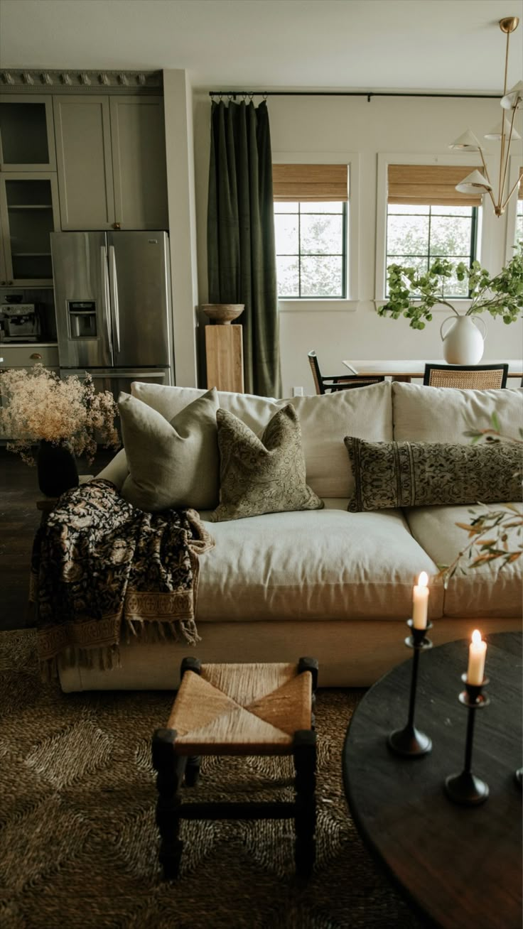 a living room filled with lots of furniture