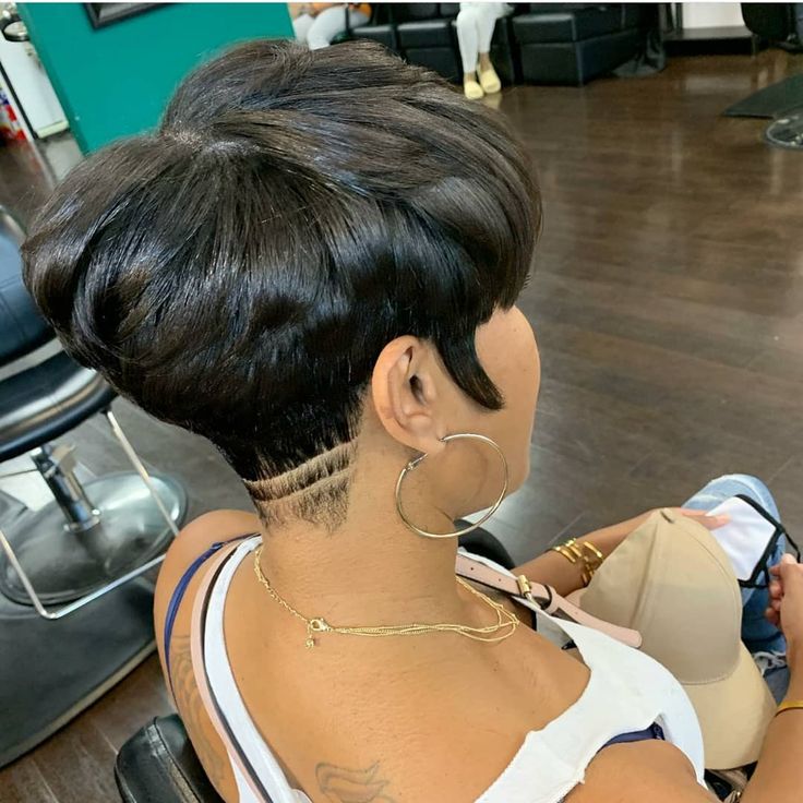 Layered Pixie Cut, Short Haircuts For Black Women, Black Hair Short Cuts, Haircuts For Black Women, Short Hair Black, Short Hair Pixie Cuts, Short Sassy Hair, Sassy Hair, Short Natural Hair Styles