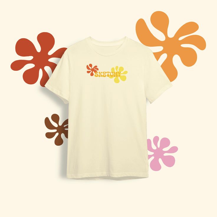 For all of you 70s lovers out there! Connect to your retro side with this cool, original 70s style T shirt aimed for the 70s mood&vibe! With the nice colorful flowers and the brown retro speaker you'll definitely have one of the most interesting T shirt in the room! Retro Speakers, Vintage Speakers, Flowers Graphic, 70s Vibes, Vibrant Flowers, 70s Style, Tshirt Art, Vibrant Flower, 70s Inspired