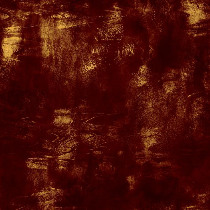 an abstract painting with red and brown colors