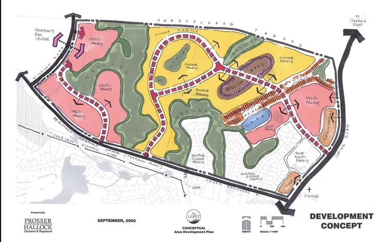 a map of the development area