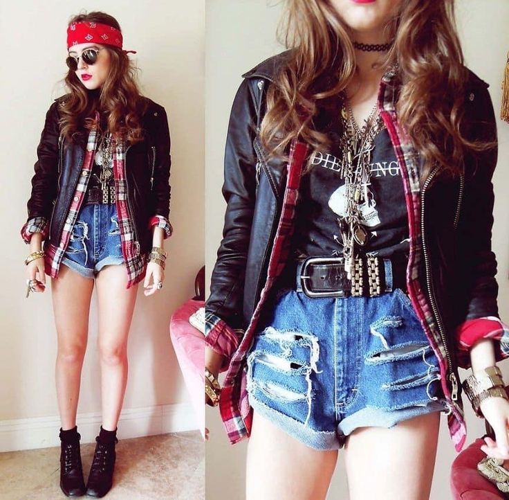 Rock N Roll Outfit For Women, 80s Rock Outfit, 80s Rock Fashion, Rocker Costume, Rock Costume, Concert Outfit Rock, Look 80s, 80s Party Outfits, Outfit Rock