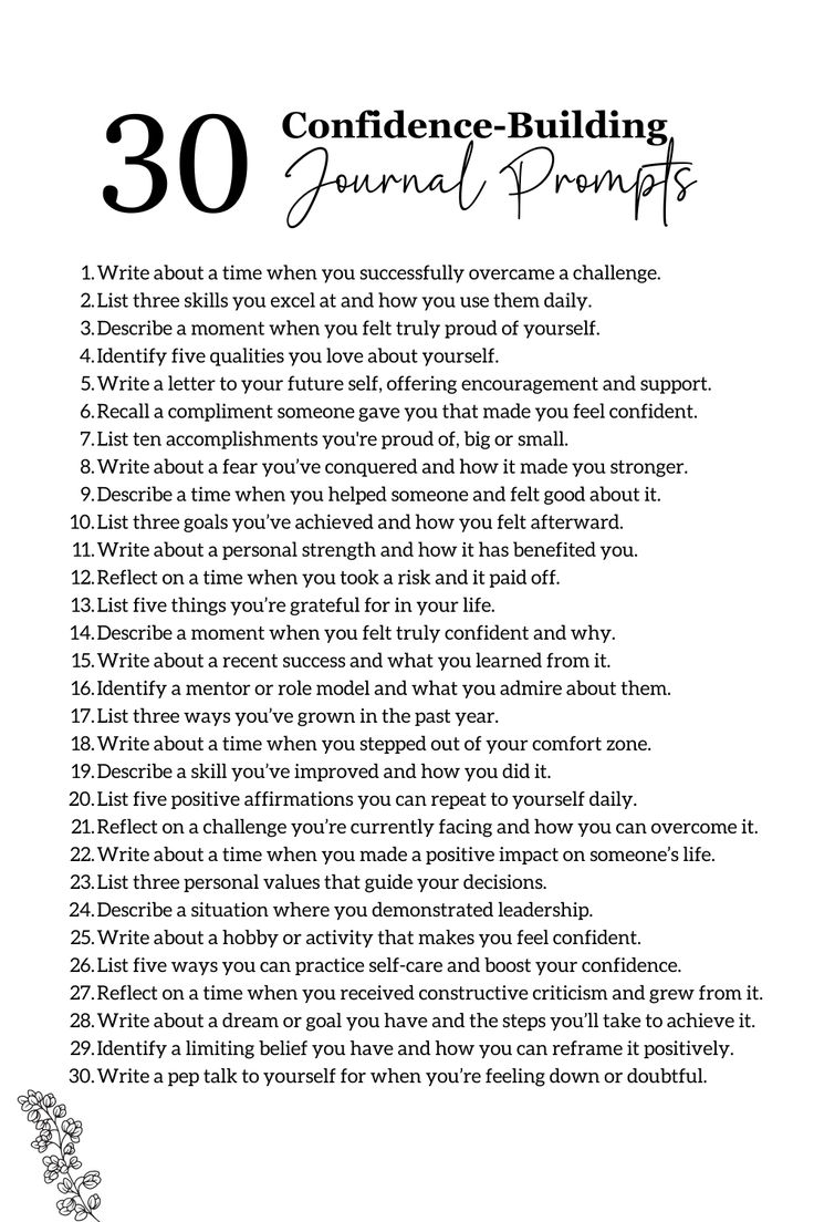 Feeling stuck or doubting yourself? These 30 confidence-building journaling prompts are here to help! Take some time to reflect, recognize your strengths, and overcome challenges. These prompts are designed to empower and uplift you. Ready to boost your confidence and embrace your best self? Start your journey with these prompts today. Perfect for anyone looking to grow, build confidence, and improve themselves. Journal Prompts Challenges, Journal Prompts For Self Discipline, Confidence Shadow Work Prompts, Get To Know Yourself Journal Prompts, Journal Prompts For Trust Issues, Self Confidence Journal Prompts, Confidence Journal Prompts, Self Confidence Building, Confidence Building Exercises