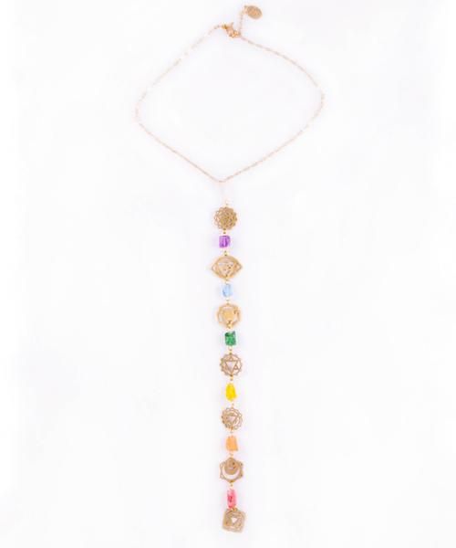 Buy yoga charm necklace designed by Ariana Ost that represents yoga practice. The charm necklace brings positivity & awareness to your chakra energy points. Holistic Handmade Jewelry For Yoga, Spiritual Multicolor Pendant Charm Necklaces, Spiritual Pendant Charm Necklace With Adjustable Fit, Adjustable Spiritual Pendant Charm Necklace, Adjustable Holistic Jewelry For Yoga, Spiritual Dangle Crystal Necklaces For Festivals, Spiritual Pendant Charm Necklace With Gemstone Beads, Spiritual Crystal Necklace With Adjustable Chain And Dangle, Spiritual Charm Necklaces With Gemstone Beads For Healing