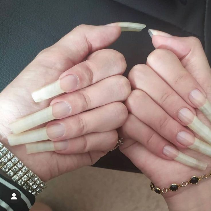 Long Natural Nails, Long Acrylic, Long Acrylic Nails Coffin, Long Nail, Nail Growth, Clean Nails, Mehndi Designs For Hands, Acrylic Nails Coffin, Nails Coffin