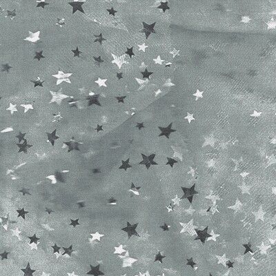 black and white stars on a gray background