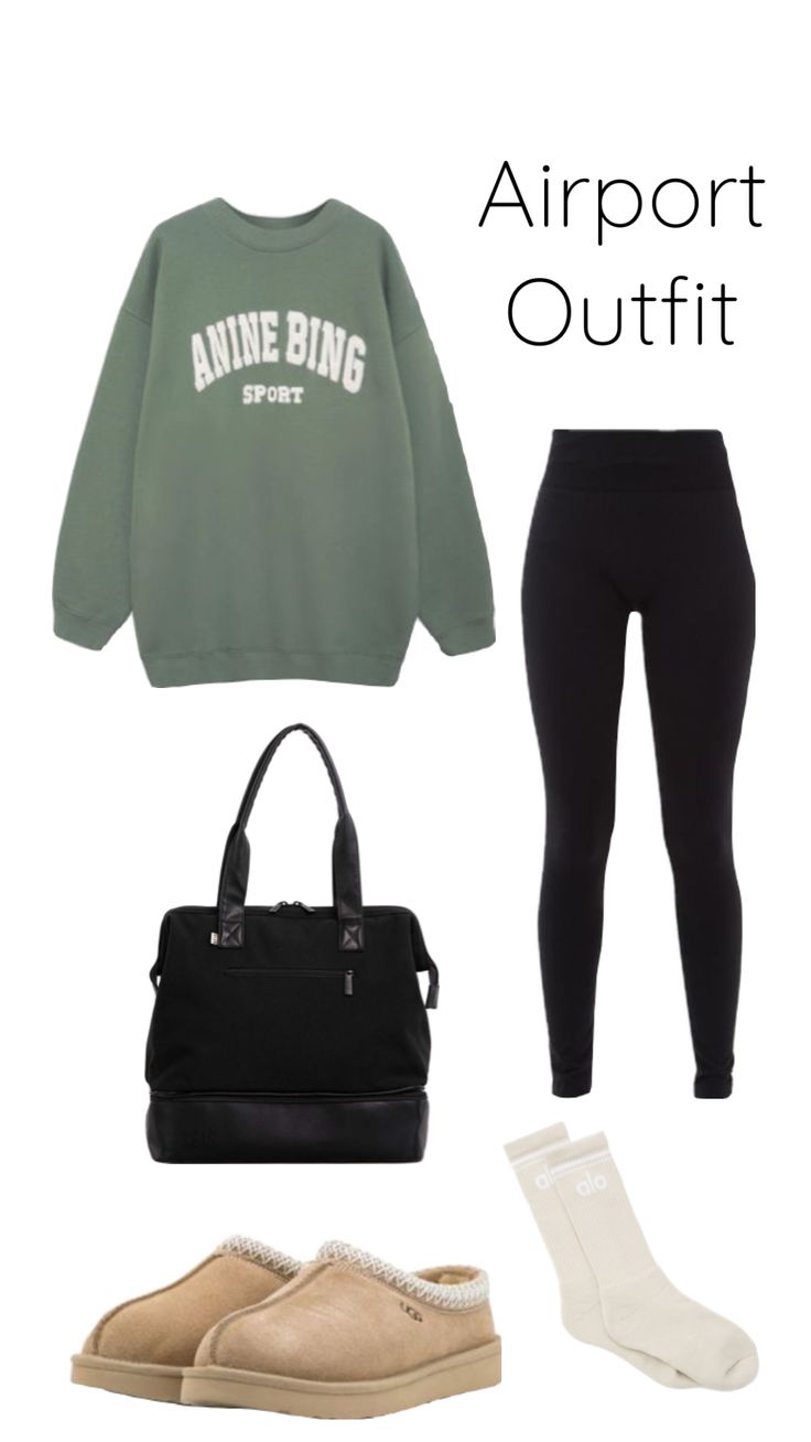 Cozy airport outfit #outfitinspo #ootd #airportoutfit #cozy #cozyoutfit #fall #aninebing #uggs #tasman #mustardseed #leggingsoutfit #fallfashion #comfyfit #softaesthetic #alo #beis #miniweekender Airport Outfit Comfy Travel Style, Cozy Airport Outfit, Airport Outfit Fall, Airport Outfit Long Flight, Long Flight Outfit, Airport Outfit Comfy, Uggs Tasman, Comfy Airport Outfit, Comfortable Travel Outfit