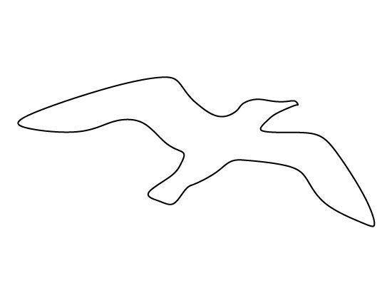 an outline of a bird flying in the air with its wings spread out and it's beak extended