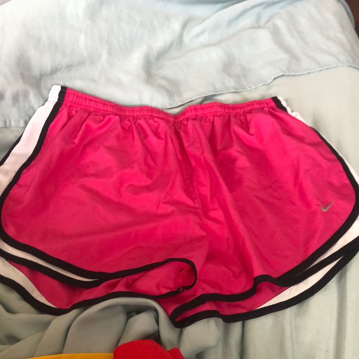 Like Brand New Without Tags. Shorts Are Xl In Pink With Black/Side Sides, And Black With Yellow/Black Sides. No Holes, Rips, Stains. Pink Cotton Gym Bottoms, Nike Pink Short Leg Bottoms, Pink Cotton Sports Bottoms, Nike Pink Shorts With Elastic Waistband, Pink Nike Shorts With Elastic Waistband, Pink Nike Cotton Activewear, Nike Pink Short Bottoms, Nike Pink Athletic Shorts For Workout, Pink Cotton Athletic Shorts For Sports