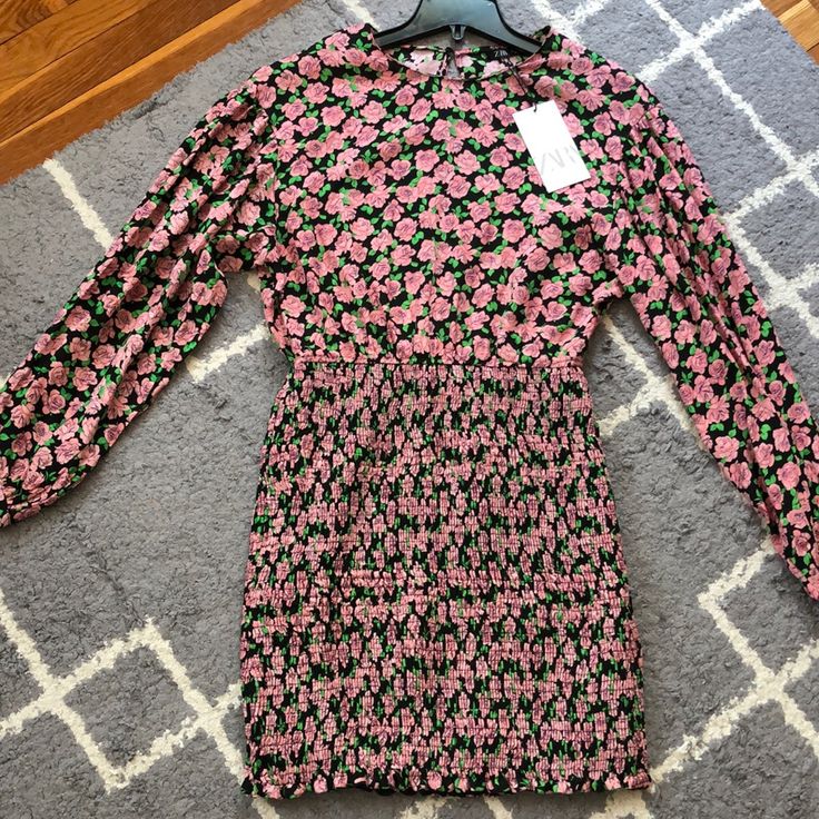 Reposhing This Item I Purchased From @Ruiruirui1107. Loved It, But Doesn't Fit. Questions? Leave A Comment Below! Floral Print Patterned Dress For Brunch, Long Sleeve Dress With Rose Print For Brunch, Feminine Long Sleeve Rose Print Dress, Patterned Floral Print Mini Dress For Party, Pink Printed Mini Dress, Patterned Floral Print Party Mini Dress, Pink Ditsy Floral Print Dress For Brunch, Pink Mini Dress With Ditsy Floral Print, Pink Ditsy Floral Print Mini Dress