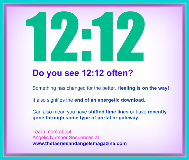 a sign that says, do you see 12 / 12? often it is time to change