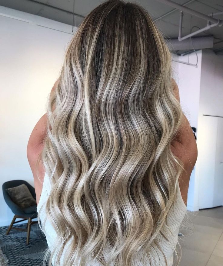 Dimensional Blonde And Brown, Beige Dimensional Balayage, Blind Highlights On Light Brown Hair, Ash Blonde With Dark Underneath, Dark Roots With Blonde Ends, Ash Blonde Partial Highlights, Dimensional Beige Blonde, Country Blonde Hair, Blonde With Deminsion