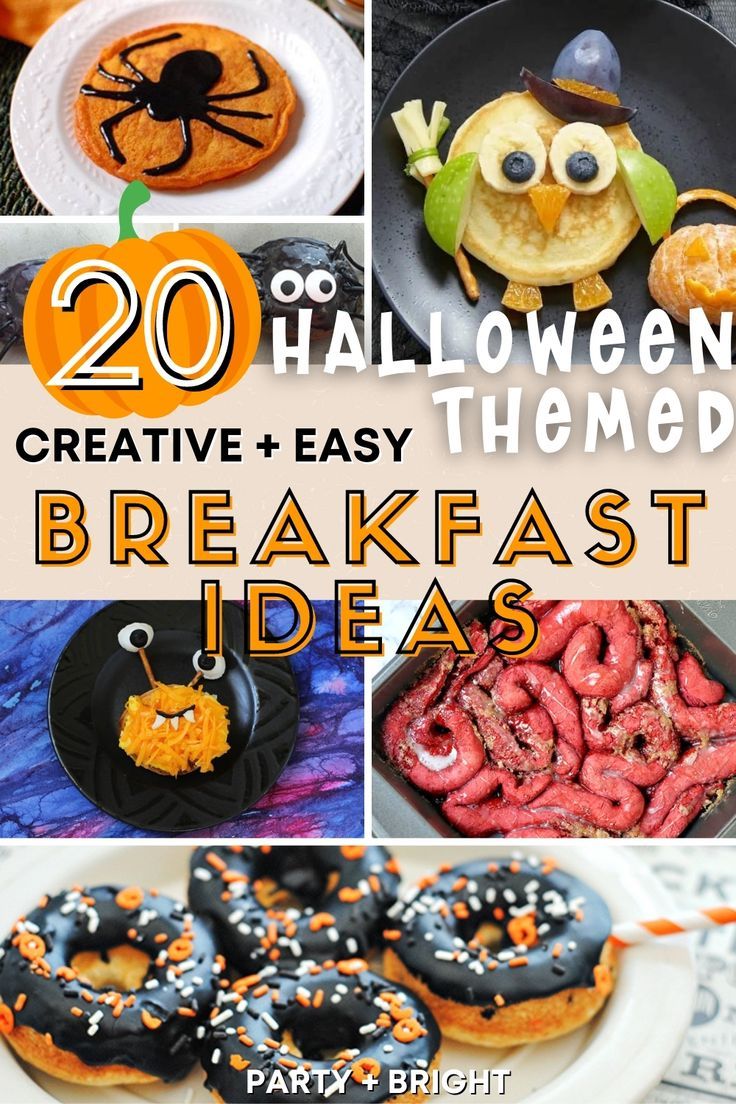 halloween themed breakfast ideas for kids and adults