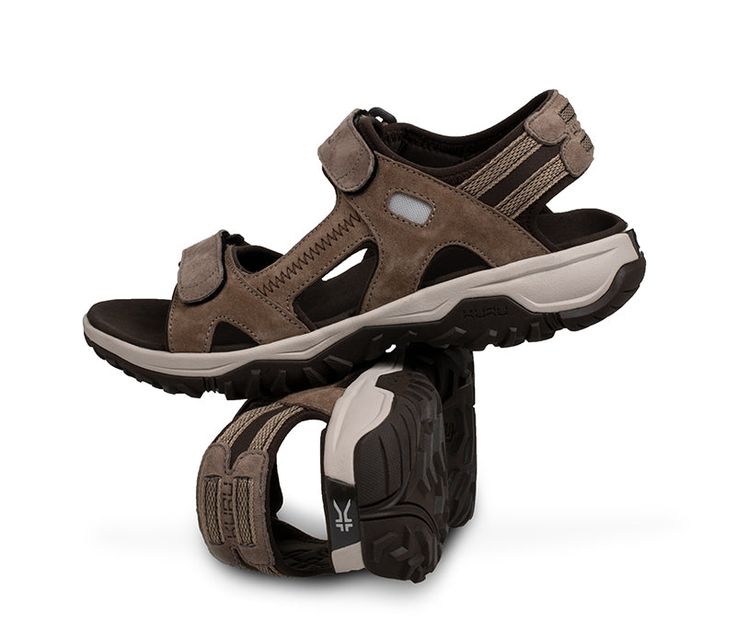 TREAD is like four-wheel drive for your feet. It is a supportive, waterproof, multi-sport sandal. The aggressive, durable rubber TREAD pattern inspires confidence in the face of the most rugged terrain. It's perfect for all your favorite outdoor pursuits, including hiking, walking, gardening, fishing-or whatever else you hear in the call of the wild where Mother Nature pulls you next. Feel the wind in your hair and a breeze on your feet with an open design that maximizes breathability and airflo Kuru Shoes, Supportive Sandals, Heel Pain, Wide Shoes, Ankle Support, Foot Pain, Sport Sandals, The Trail, Buy Shoes