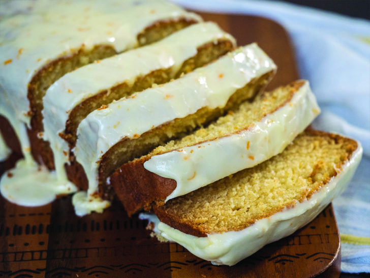 slices of cake sitting on top of a cutting board