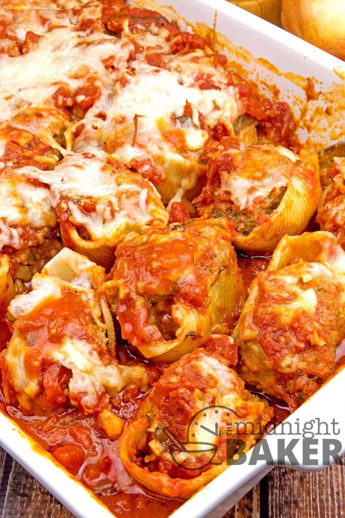 a casserole dish filled with meat and vegetables