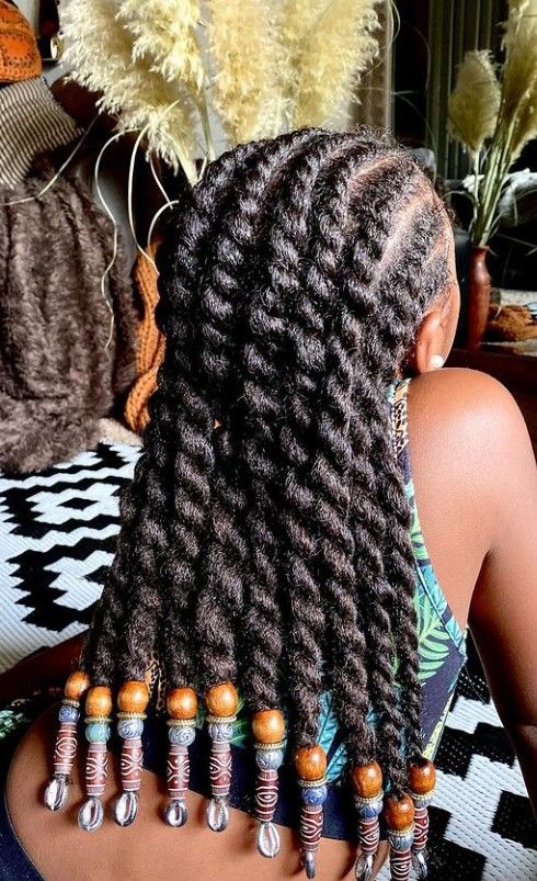 Beautiful Black Hair, Protective Hairstyles Braids, Fun Hair, Pretty Braided Hairstyles, Flat Twist, Natural Hair Braids, Locs Hairstyles, Bob Haircut, Artistic Hair