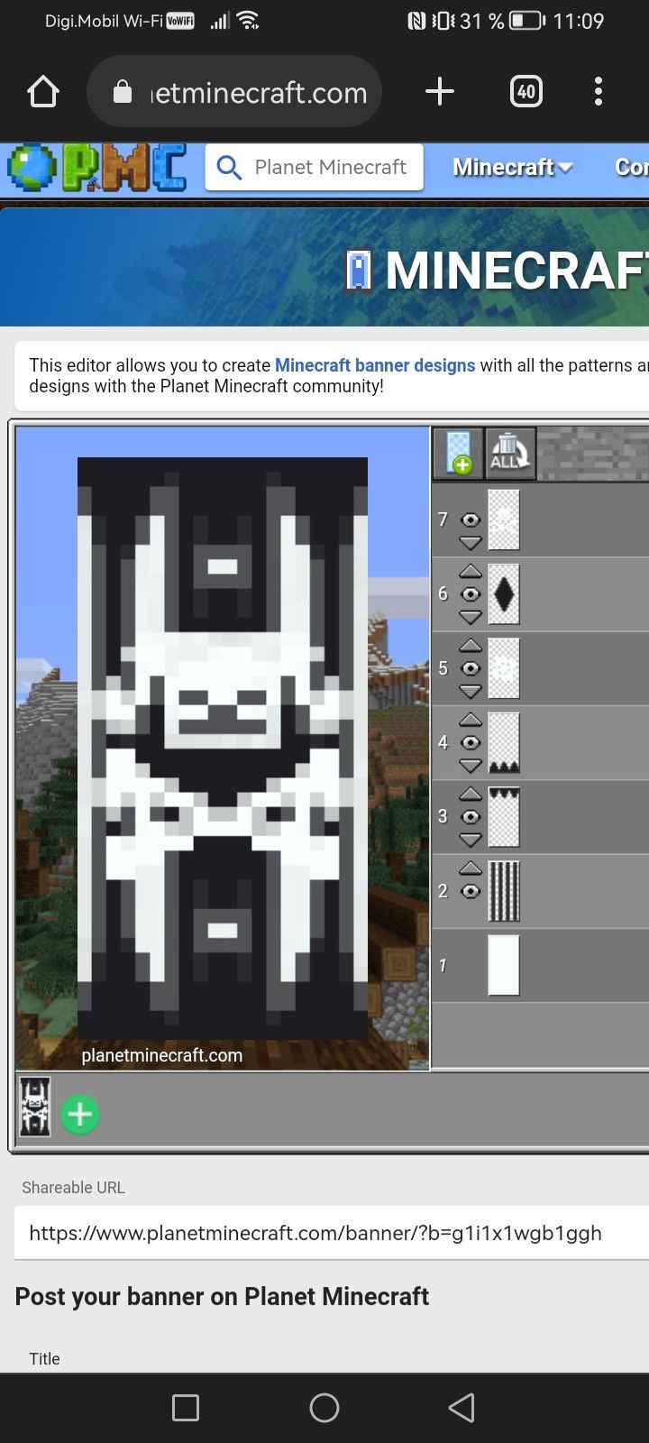 an image of a minecraft page on the web