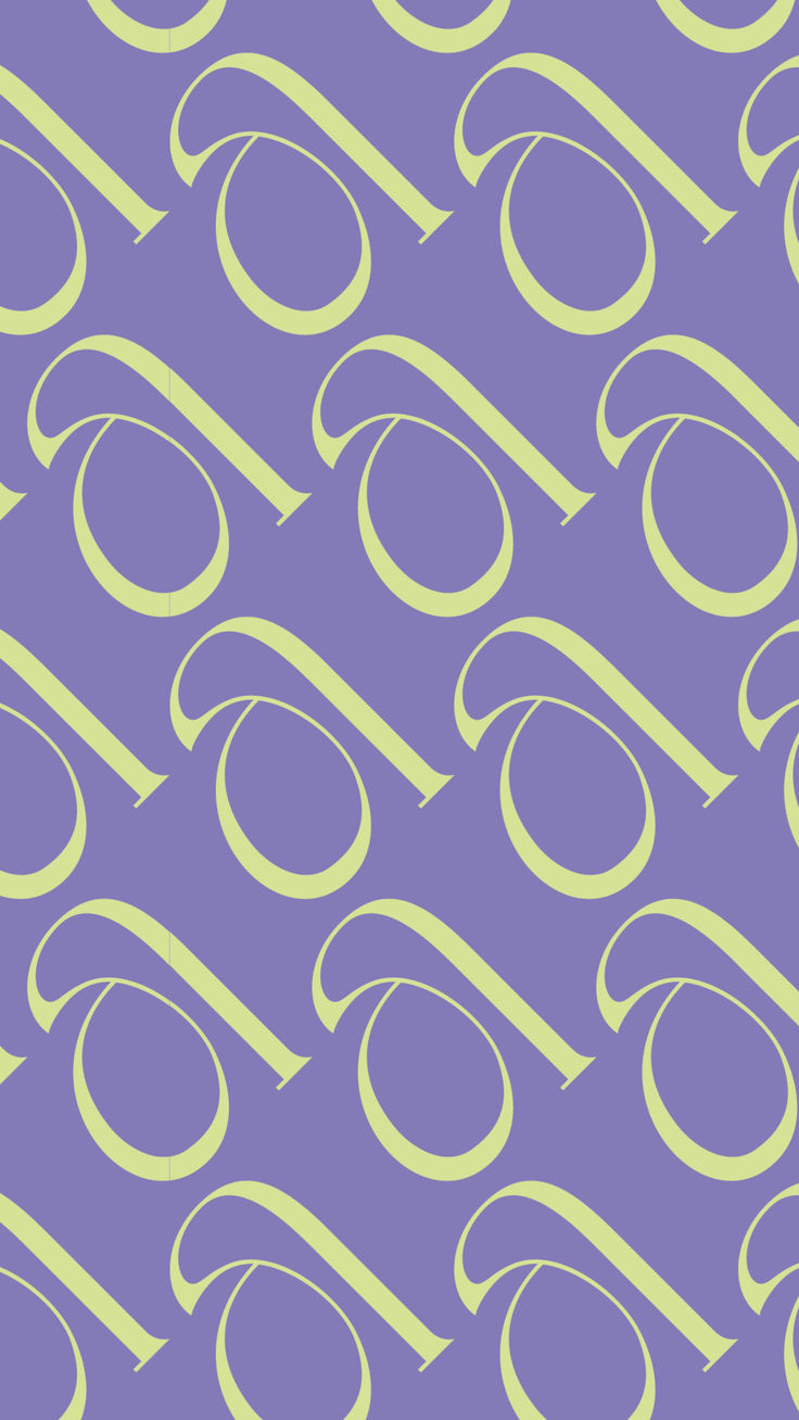 a purple and green pattern with circles on it