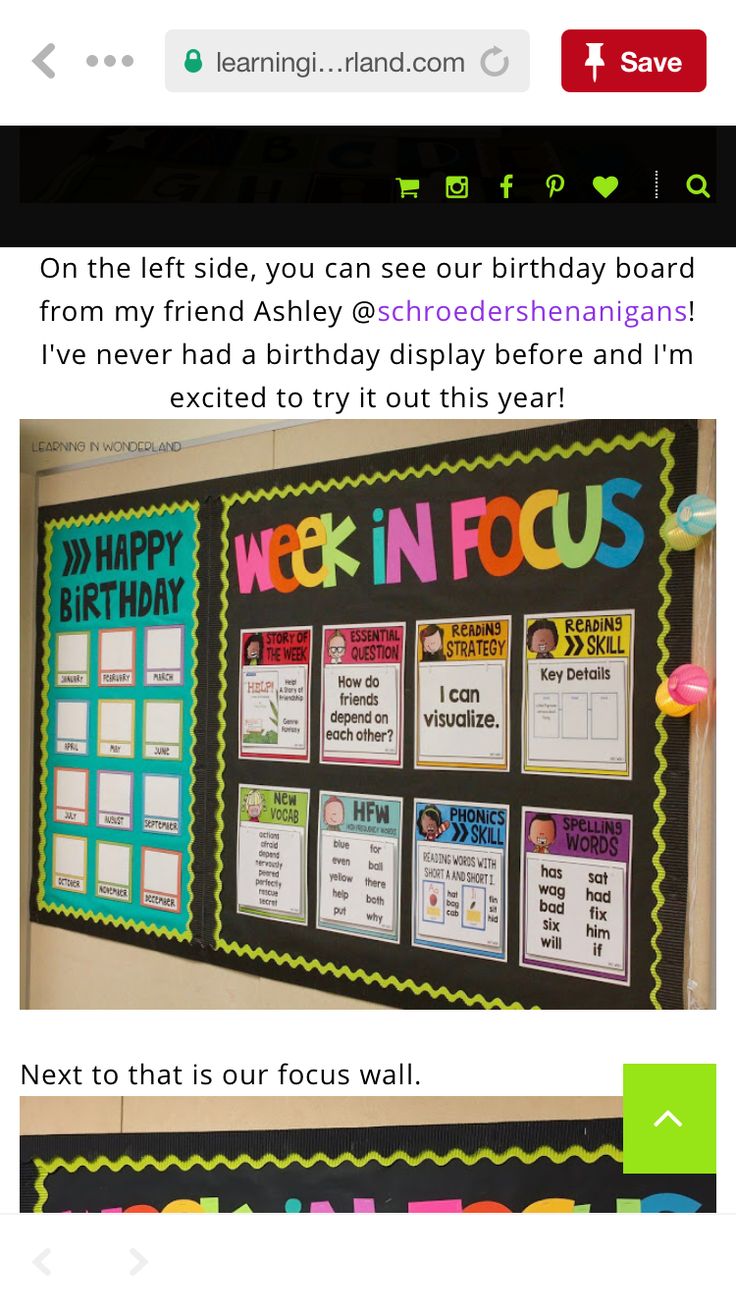 a bulletin board with the words happy birthday written on it