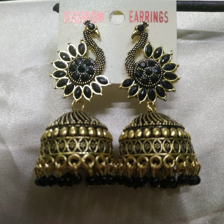 Black Metal Chandbali Earrings, Silver Meenakari Chandbalis Dangle Earrings, Oxidized Finish Dangle Jhumkas For Navratri, Festival Sterling Silver Meenakari Jhumkas, Festive Sterling Silver Meenakari Jhumkas, Trendy Silver Jewelry, Gold Jhumka, Earrings Model, Silver Earrings