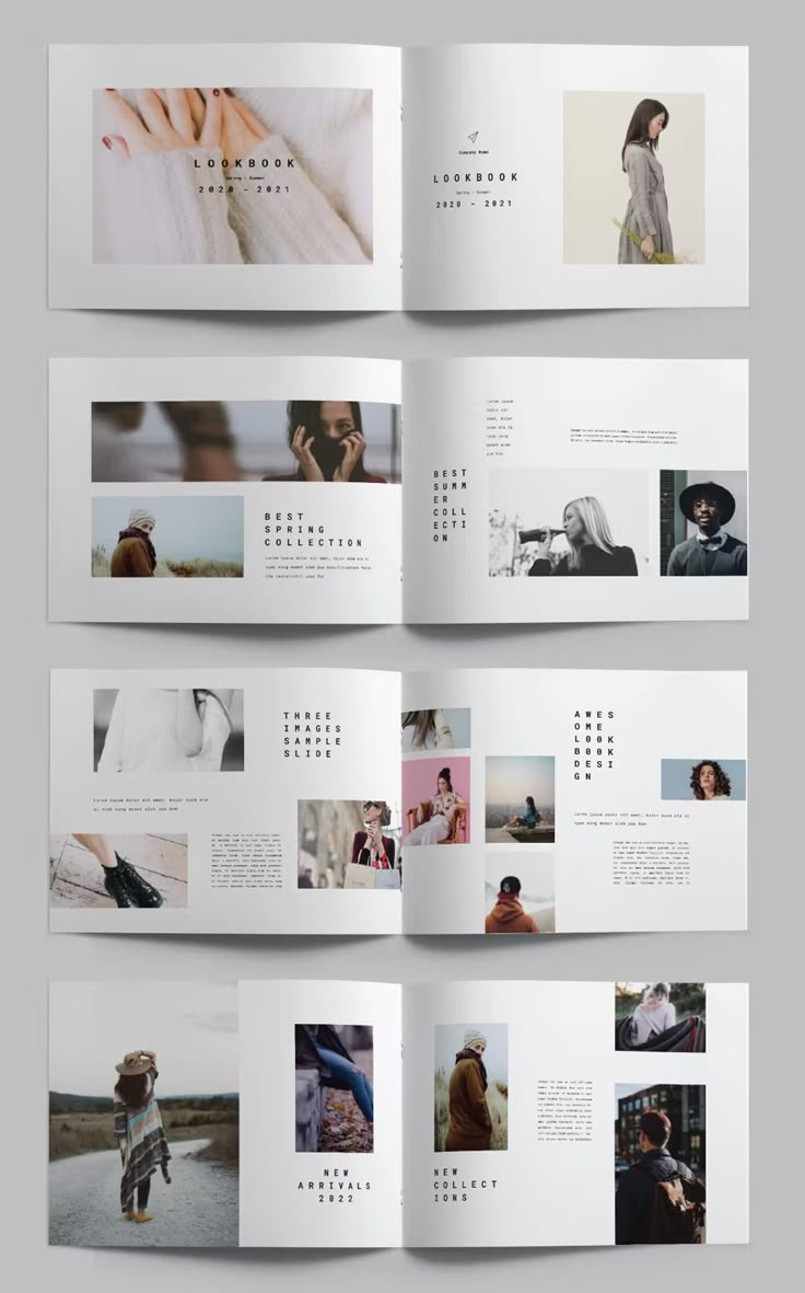 an open magazine with photos and text on it