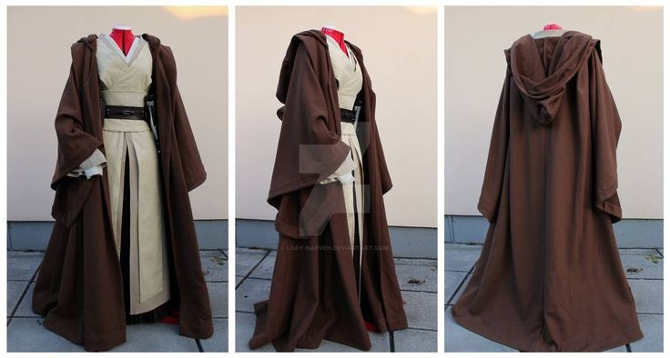 Female Jedi Master set by lady-narven on DeviantArt Jedi Costume Female, Starwars Halloween Costumes, Female Jedi Costume, Female Jedi, Star Wars Outfit, Jedi Outfit, Jedi Robe, Star Wars Au, Jedi Cosplay