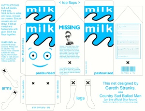 the front and back side of a milk carton