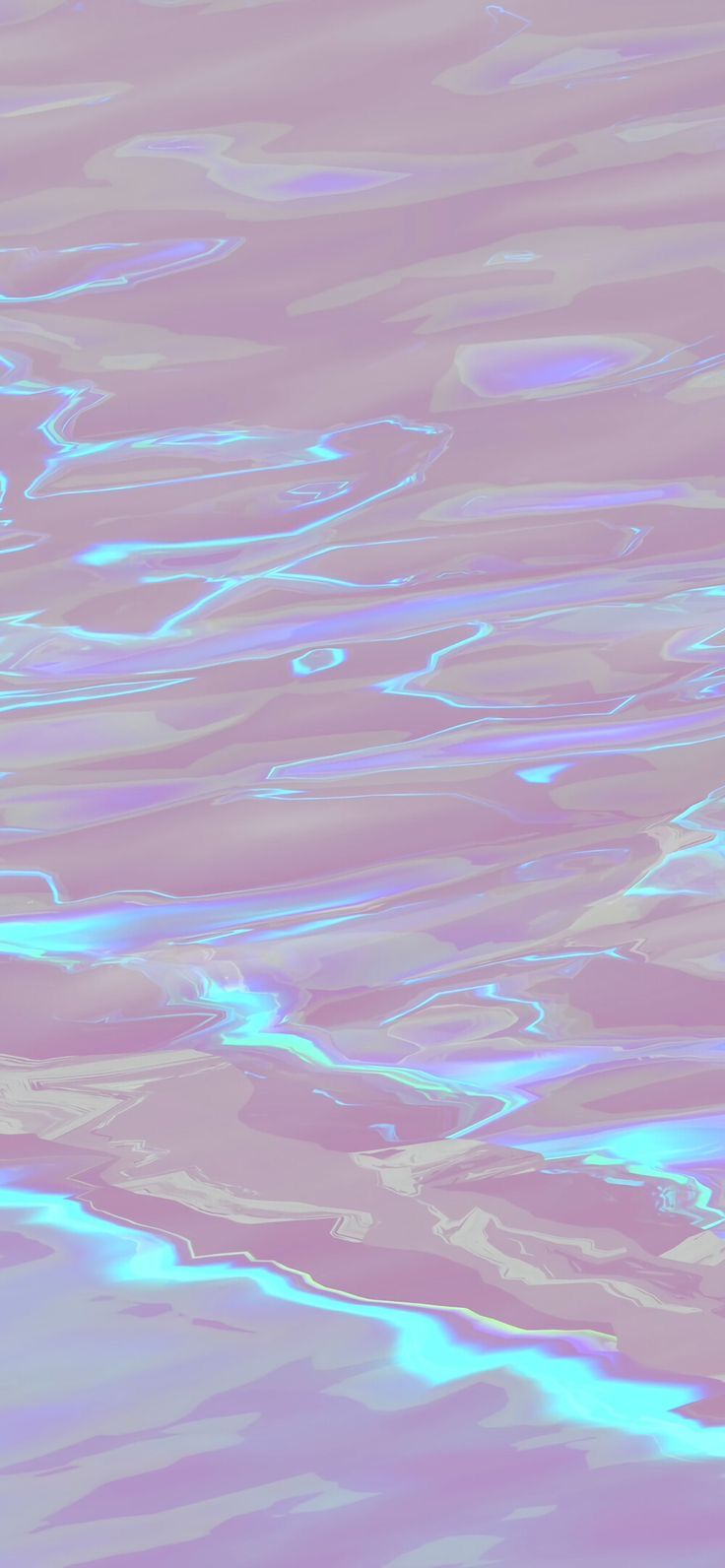 the water is very pink and blue with some light reflections on it's surface