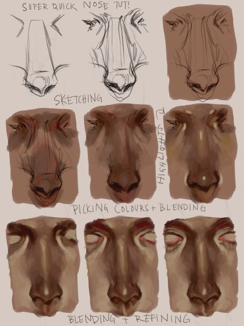 some different facial expressions in the same drawing technique as well as other faces and body parts