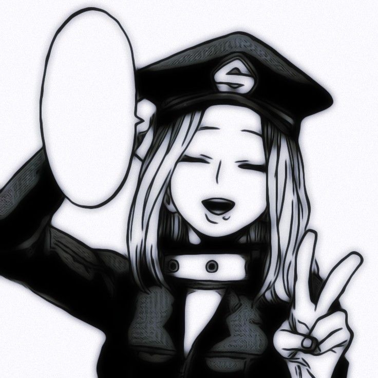 a drawing of a woman in a uniform holding a frisbee and giving the peace sign