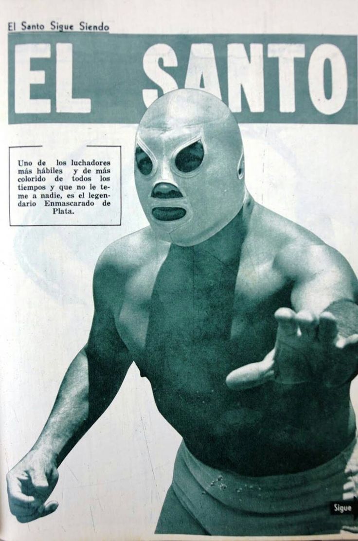 an advertisement for a wrestling competition with a wrestler pointing at the camera and wearing a mask